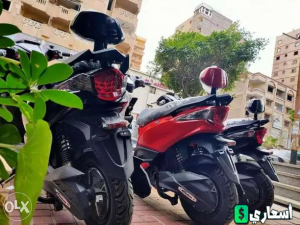 سكوتر كهربائي يتحمل حتي وزن ١٦٠ كيلو يمشي حتي سرعة ٦٠ كيلو متر في الساعة يعمل حتى ٦ ساعات متواصلة سعره 16اللف جنية