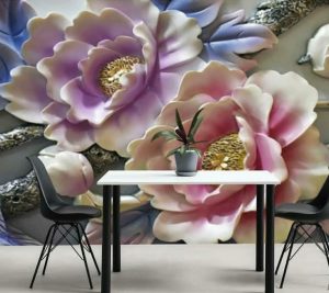 اشكال ورق الحائط ثلاثي الابعاد